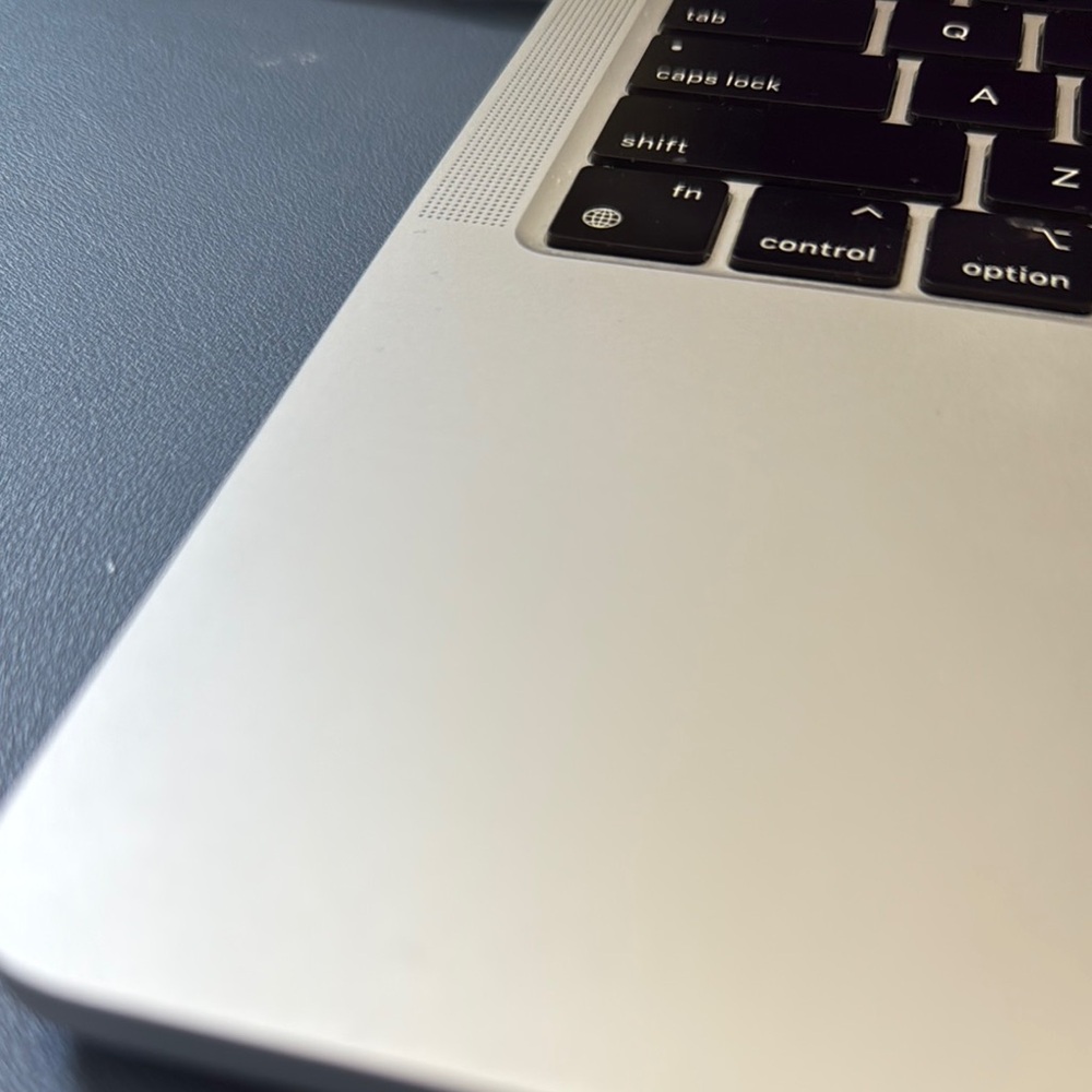 Silver Laptop with Black Keyboard